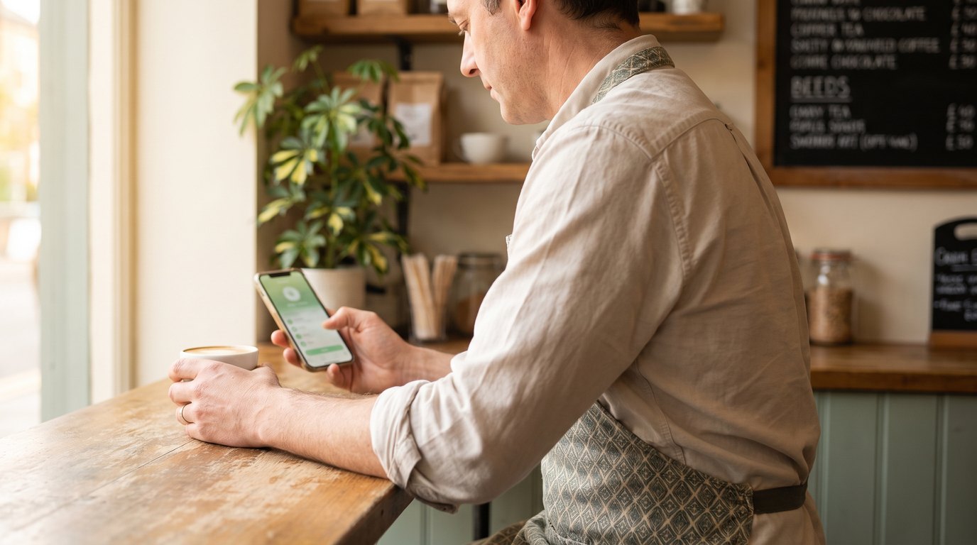 Approving the day's content from a phone in two minutes